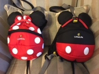 Mickey and Minnie kids backpacks