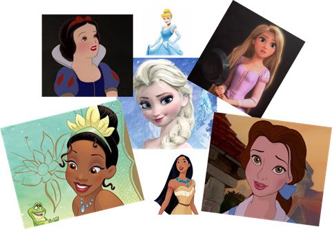 Evolution of Disney Princesses