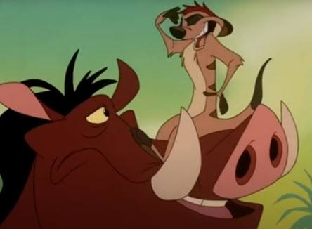 Timon and Pumbaa